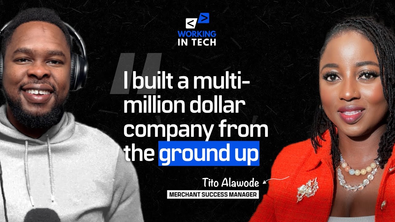 JuwonTheTechie's tweet card. Working in Tech Ep 39 - How to Become A Merchant Success Manager with...
