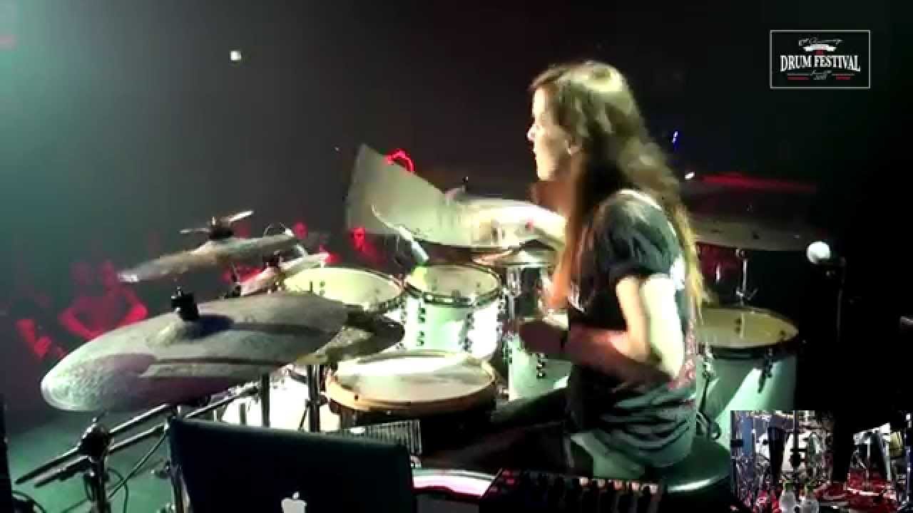 yukionakadate's tweet card. Anika Nilles - "Chary Life" @ Meinl Drum Festival 2015