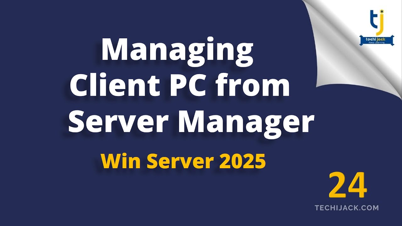 jack_techi's tweet card. How to Manage Client PCs Using Server Manager | Step-by-Step Guide