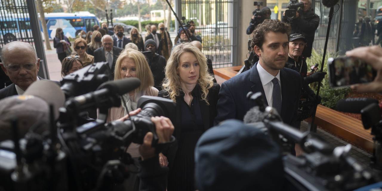 JohnCarreyrou's tweet card. A jury had convicted Elizabeth Holmes earlier his year on charges that she misrepresented the startup’s technology, finances and business prospects to investors.