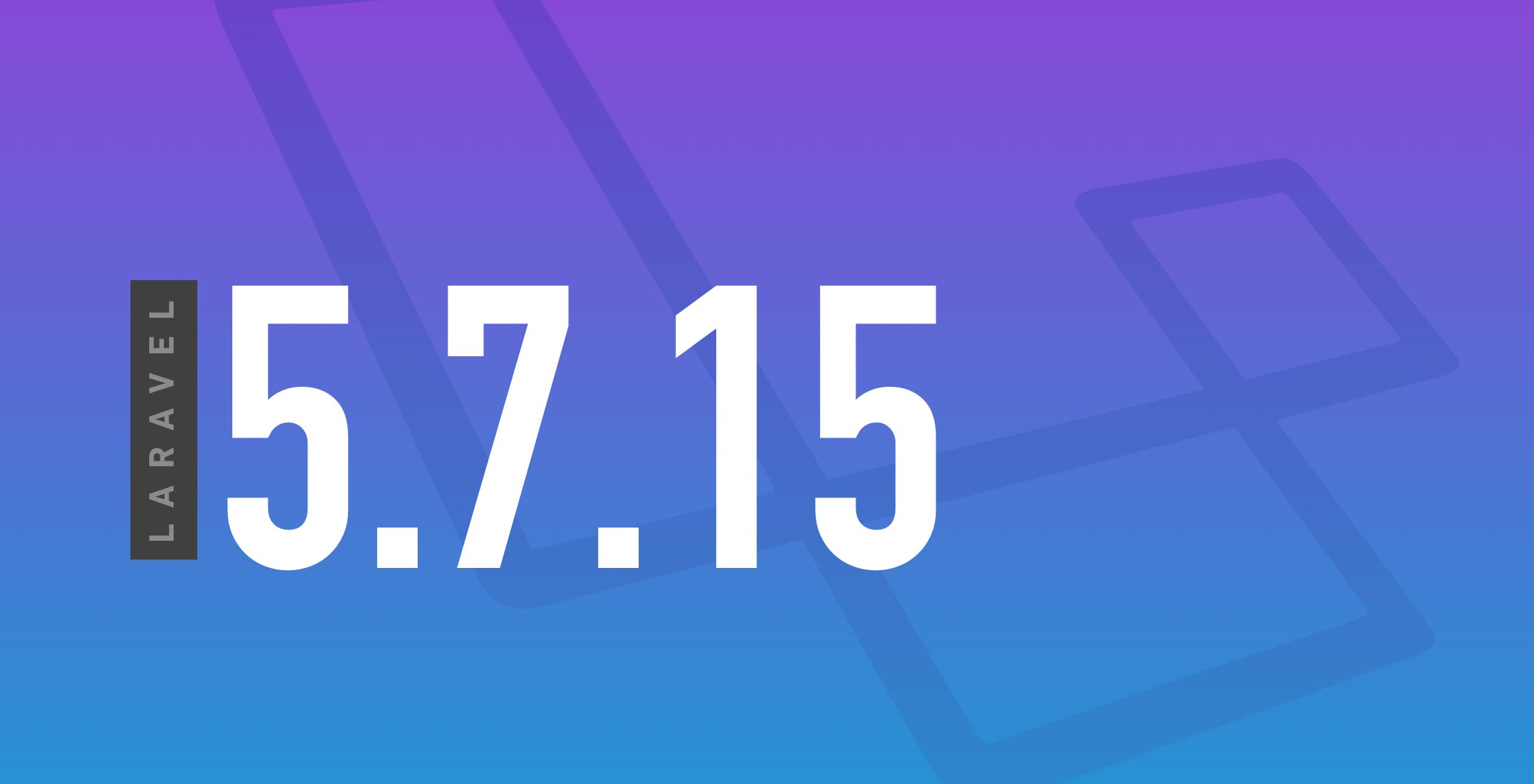ViennaPHP's tweet card. Laravel 5.7.15 is available with a new validation rule and Eloquent relationship getters. See what’s new in the latest release of Laravel 5.7 including a new validation translation you should add to...