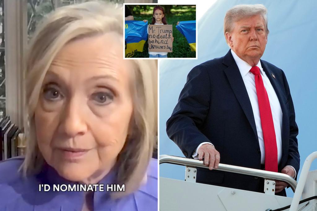 EliseLabott's tweet card. President Trump got teased Friday with a Nobel Peace Prize nomination from the most unlikely source -- one of his most bitter rivals, Hillary Clinton.
