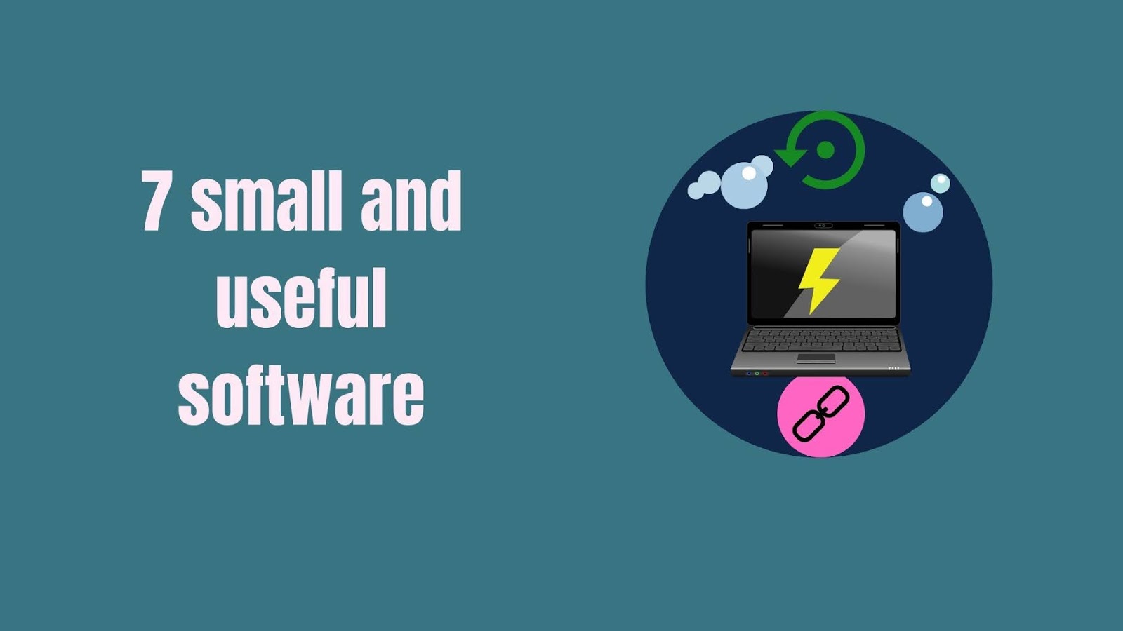 techyhopper's tweet card. 7 small windows software but most useful and free, windirstat software,recuva,unlocker,turbotop,everything,ditto and ninite website.free pc software.
