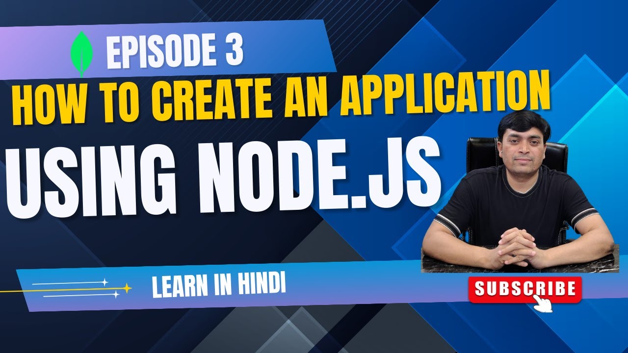 HubGiri's tweet card. How to Create an Application Using Node.js | Node.js Beginner...