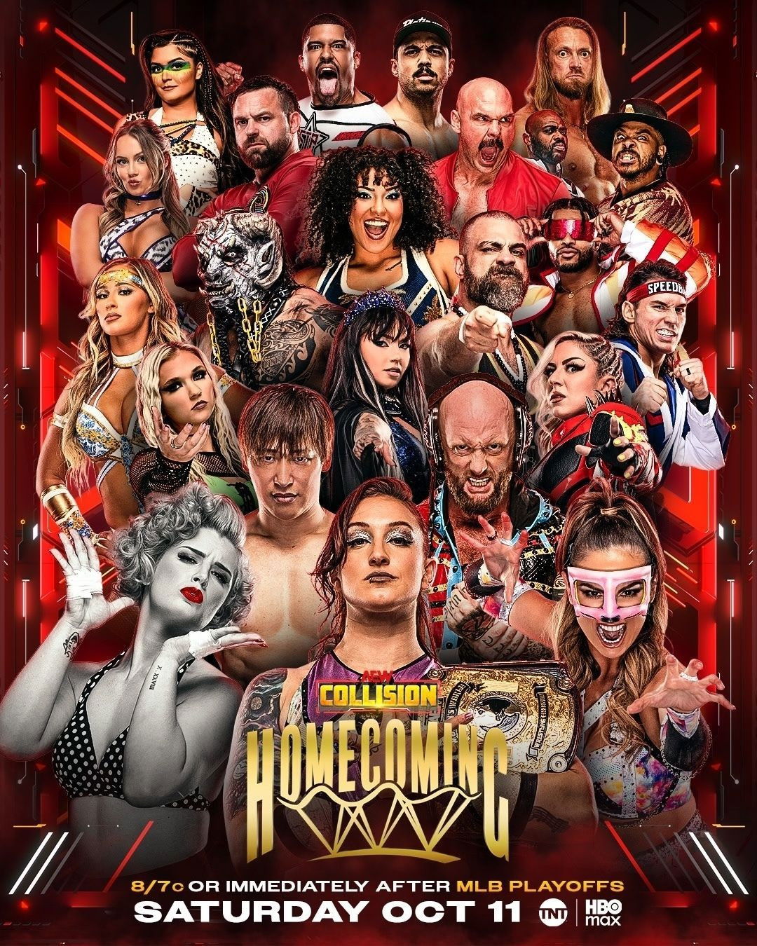 TheOuterHaven's tweet card. It's Saturday, and you know what that means! AEW Collision is back with an action-packed show! Check out Jen's AEW Collision Recap here!