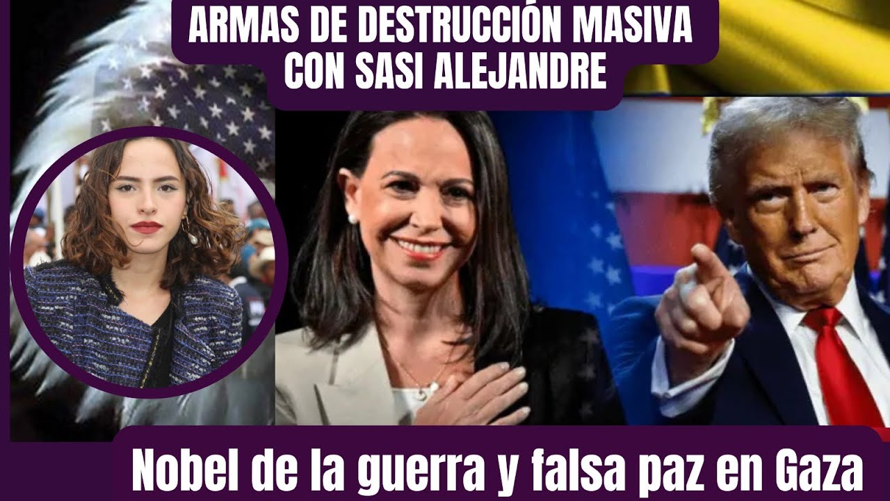 glorianicaragua's tweet card. María Corina, Nobel al golpismo y Plan de falsa paz de Trump para...