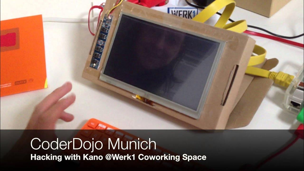 CoderDojoMunich's tweet card. CoderDojo Munich - Hacking Games with KANO Computer @WERK1