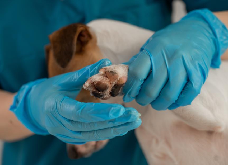 PetMD's tweet card. In this article, our vet experts tell you everything you need to know about first aid for a dog's broken nail, as well as parts of a dog’s nail and what to do when your dog’s nail is broken.
