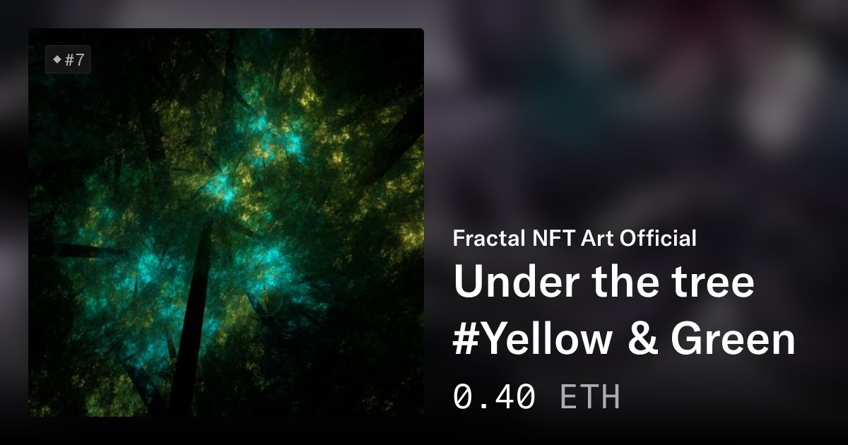 fractalarts's tweet card. ## Official Fractal Art Site ## Fractals are the theory that matter maintains a similar shape even when scaled up or down. Those who create artwork based on this theory are called fractal artists....