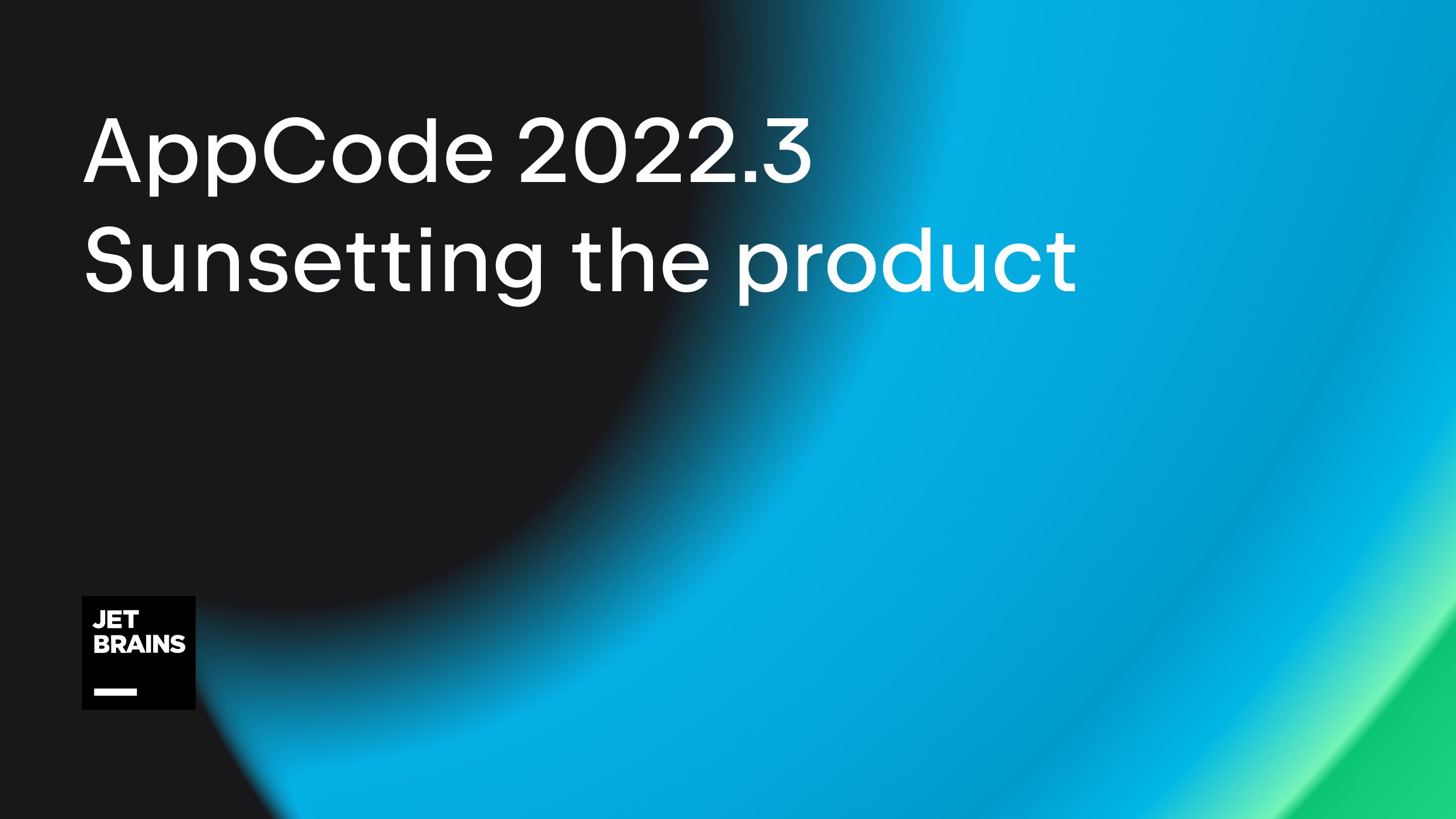 appcode's tweet card. AppCode 2022.3 has just been released. With the release of v2022.3, we are sunsetting the product.