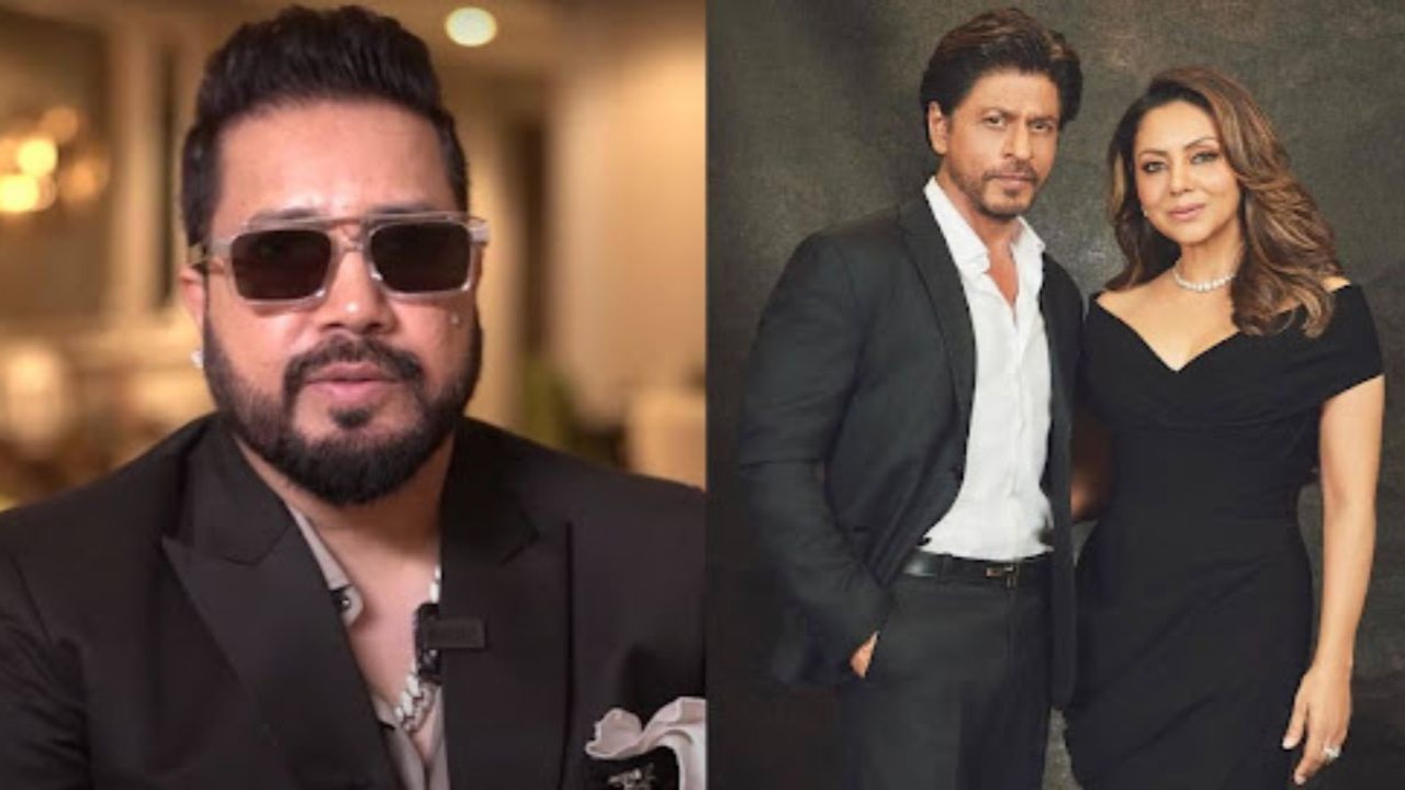 pinkvilla's tweet card. Mika Singh shared how he persuaded Gauri Khan to design his 99th dream house, despite Shah Rukh Khan's playful warning.