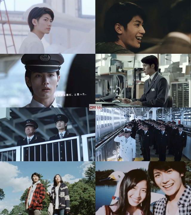 jfifdecoder's tweet card. 俳優の三浦春馬さんがJRの駅員役で、新青森にやってくる、JR東日本のCM 8本が１本になったCMです。 トーキョー篇は、駅員役の三浦春馬さんがデスクワークをしていると、上司役の吉幾三さんが呼びにきて駅のホームに連れ出し、「２時には虹が出る」と、駄洒落を言ったところ、本当に大きな虹が空にかかっているのを、二人で見上げるCMです。 Youtube