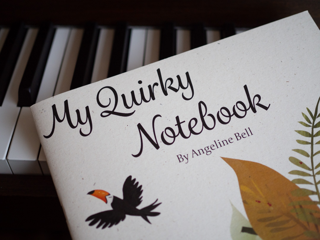 davidbartonmus's tweet card. My Quirky Notebook by Angeline Bell is great fun! All the pieces brought a smile to my face, and each one was full of boundless character.