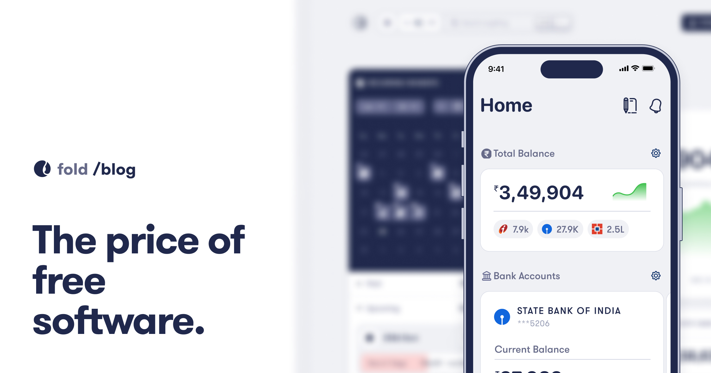 foldmoney_'s tweet card. See a simple consolidated view of all your finances. Never visit your bank's website again.