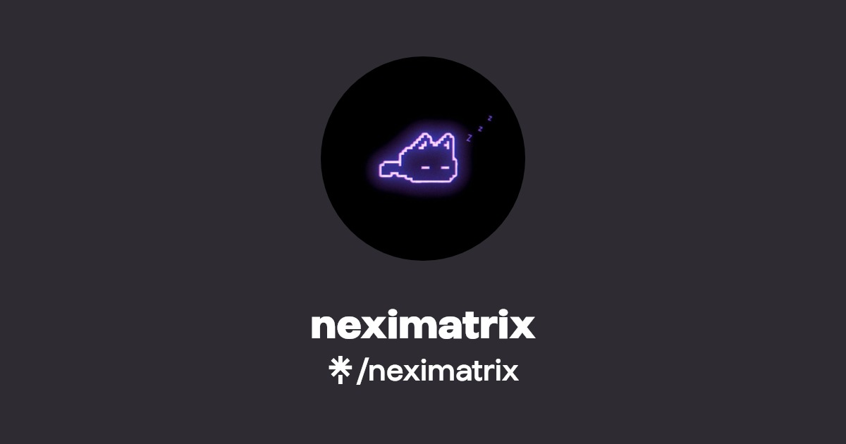 NexaraMatrix's tweet card. You're one and only Cyberspace Guardian. Follow me on my other platforms for more entertainment.