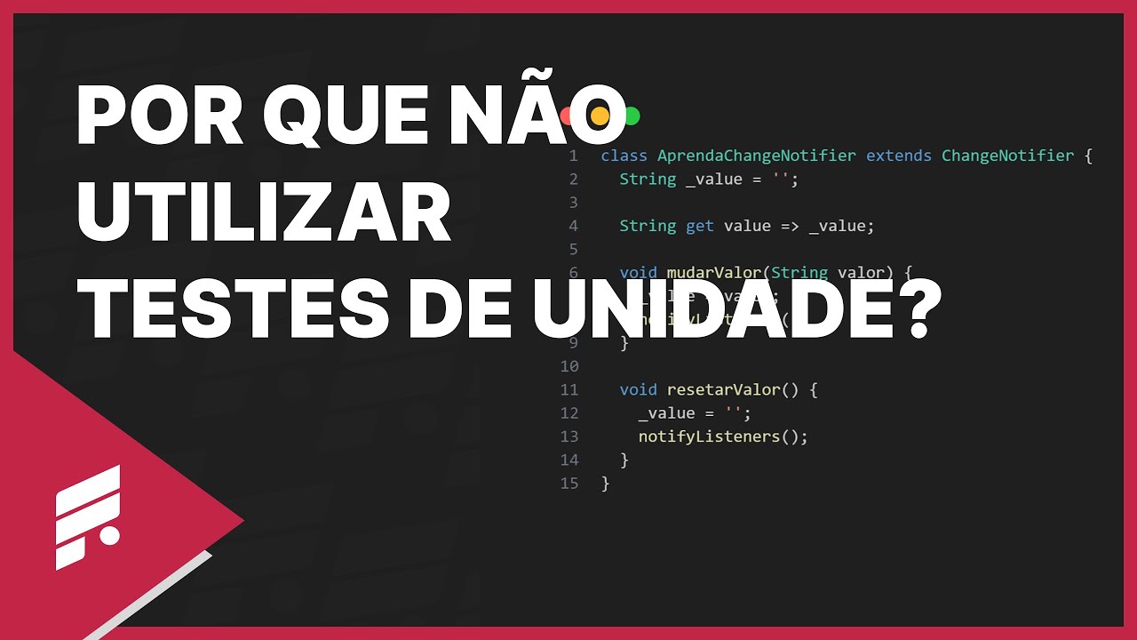 flutterando_'s tweet card. Por que NÃO USAR TESTES de UNIDADE?