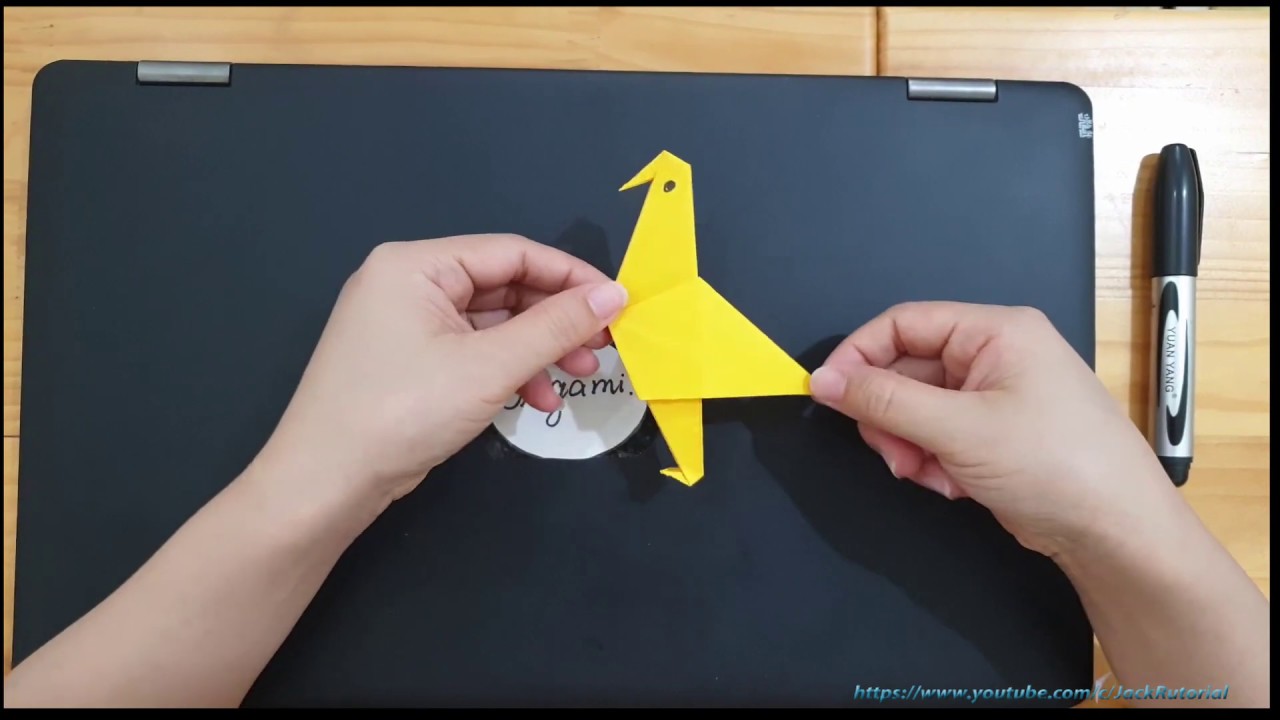 JackRutorial's tweet card. Easy Origami Bird Folding Instructions - Origami Tutorial Easy