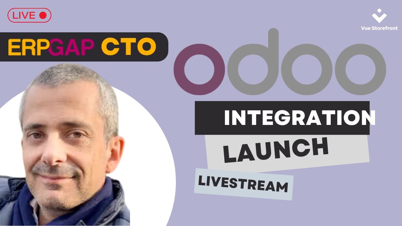 filrakowski's tweet card. Odoo & Vue Storefront Live Stream