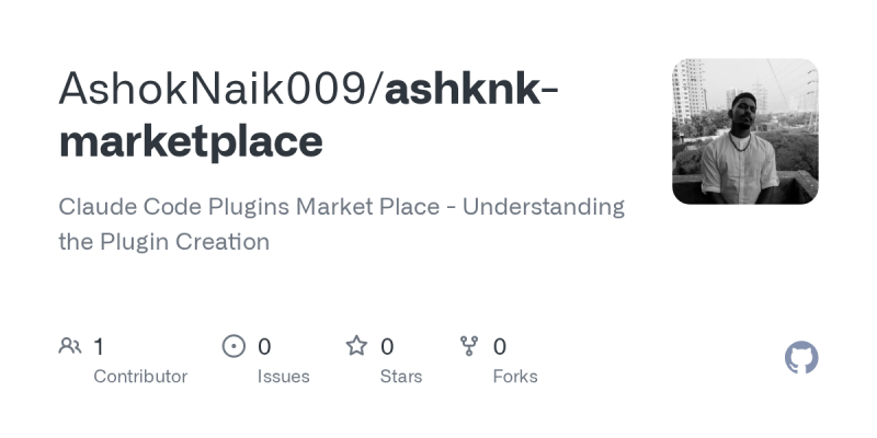 A_shock009's tweet card. Built a Custom Claude Code Marketplace - Anthropic for Full-Stack AI Development I got tired of setting up the same FastAPI + React stack every time I wanted to build an AI app. So I made a marketp...