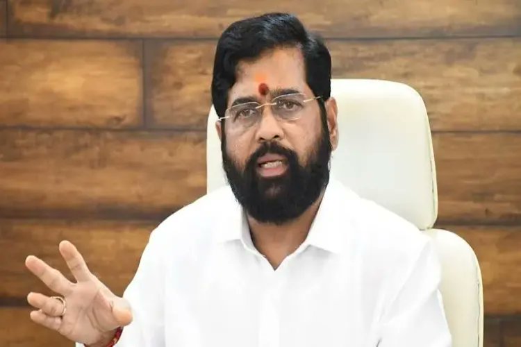 AwazThevoice's tweet card. Prioritise national security over vote banks, Eknath Shinde to political parties
