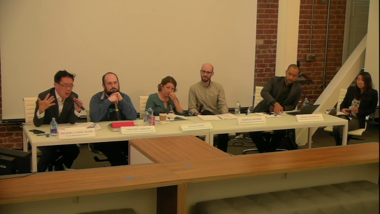 EFF's tweet card. Legal Fellows Summer Panel