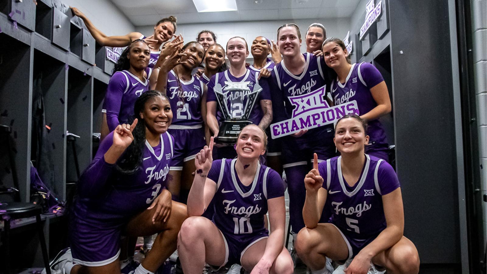 TCU_Giving's tweet card. WACO, Texas – For the first time in school history, the Big 12 Basketball Championship belongs to TCU.
