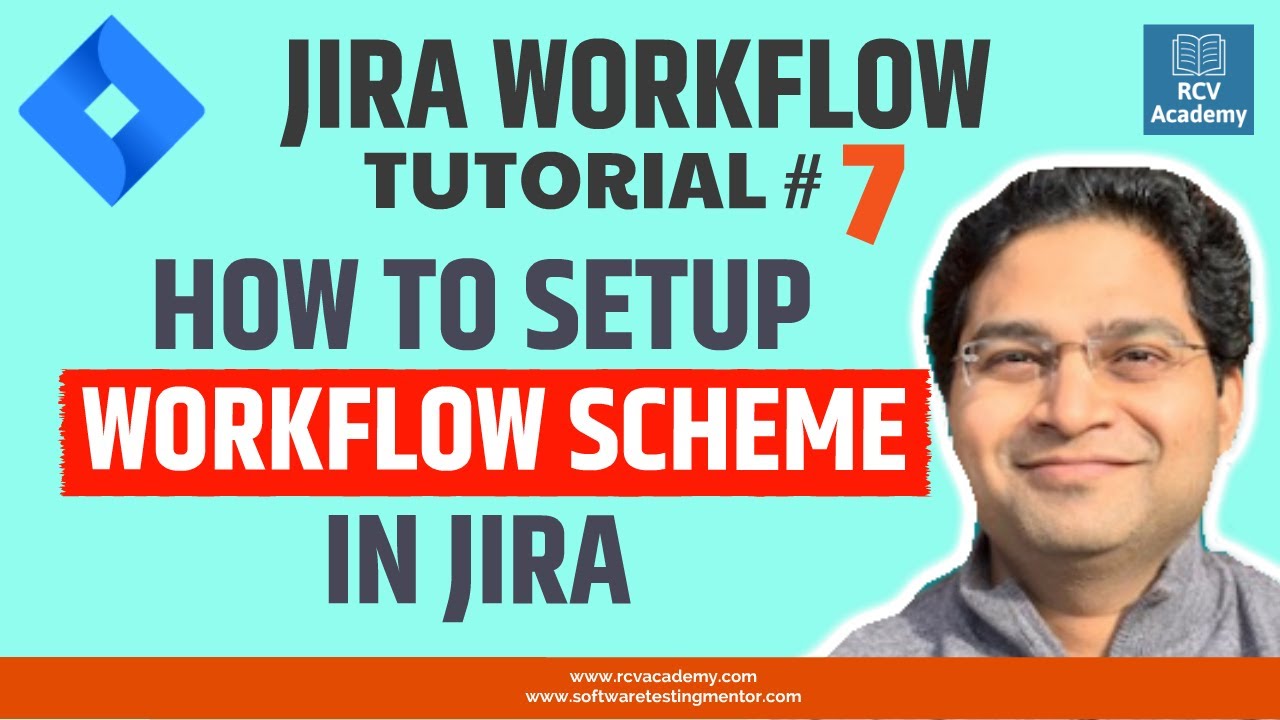 swtmentor's tweet card. JIRA Workflow Tutorial #7 - JIRA Workflow Scheme | Associate Workflow...