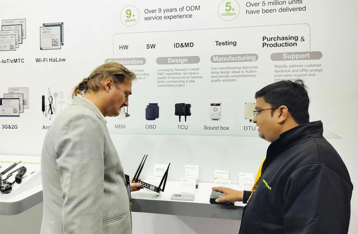 MicroPython_'s tweet card. Neoway Technology presenta sus últimos productos y soluciones IoT en la Indian Convergence Communications Expo