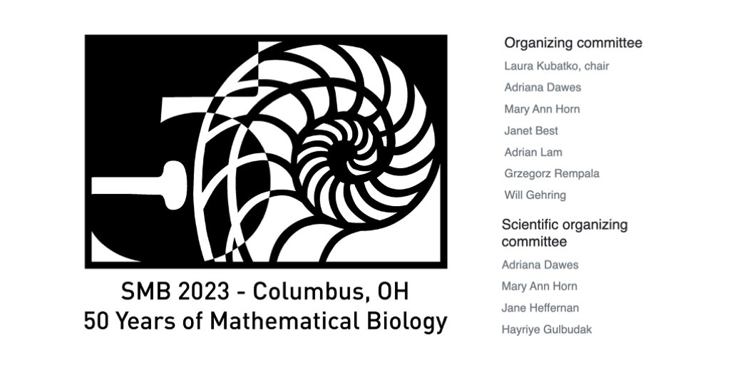 smb__2023's tweet card. The Society for Mathematical Biology annual meeting - 2023.