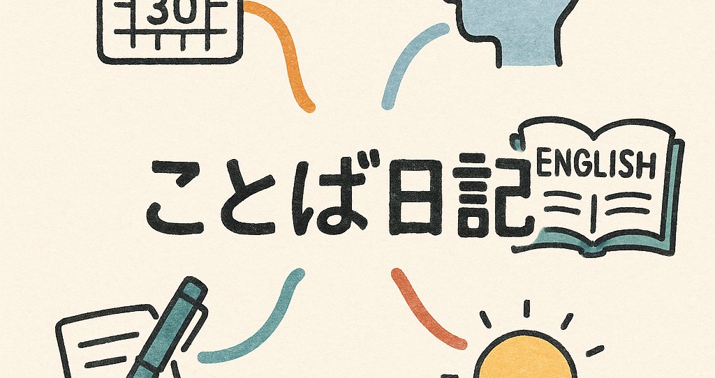 kotoba_nikki's tweet card. "言葉に触れることで、少しだけ立ち止まって考えてみたくなる。" そんな時間を大切にしたい人へ。 英語のことばに出会い、気づきを記録する「#ことば日記」の週まとめシリーズです。 毎週Xで投稿している中から、心に残ったフレーズをいくつか選び、そのときの想いや気づきを静かに綴っています。