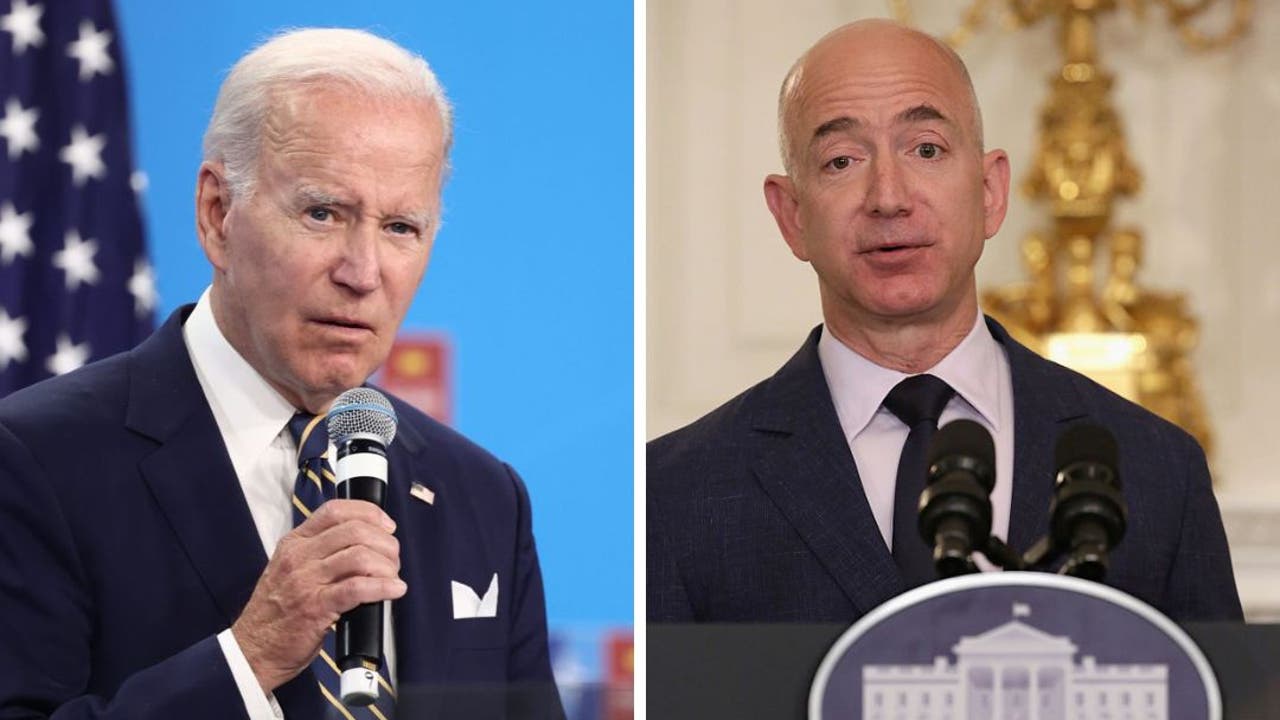 FOXLA's tweet card. After President Joe Biden called on companies running gas stations to lower the price of gas, Jeff Bezos accused the U.S. president of misleading the public or said he lacked a "basic" understanding...