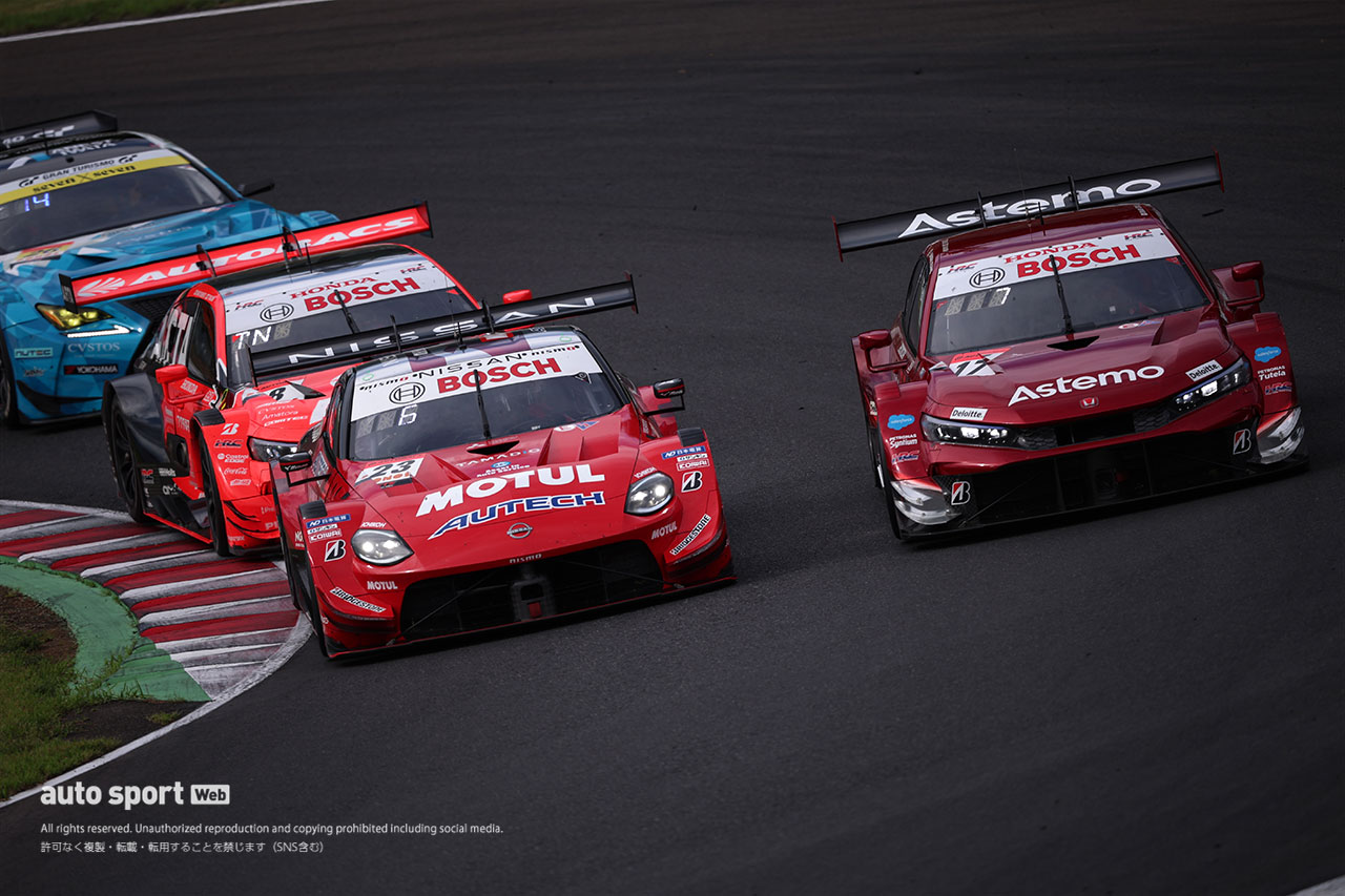 AUTOSPORT_web's tweet card. 　9月21日、宮城県村田町に位置するスポーツランドSUGOで、スーパーGT第6戦『SUGO GT 300km