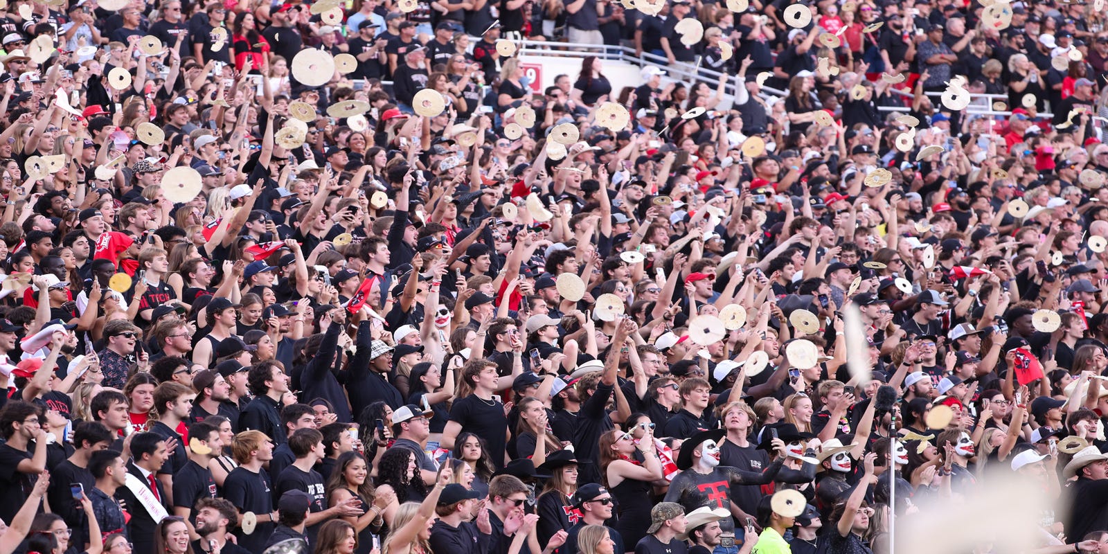 TTRedRaiders's tweet card. Texas Tech fans love the tradition of the tortilla toss. But now it's hurting the Red Raiders, and that's a major problem.