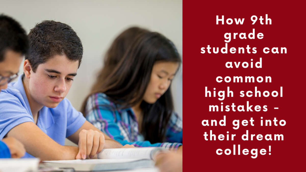 Admissions_Blog's tweet card. One major decision that you make in ninth grade, your first year in high school, will directly influence your chances of getting into an Ivy League or similarly selective college or university when...