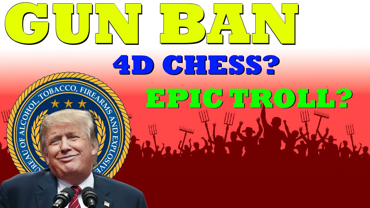 Tier1Slacker's tweet card. Trump's Gun Ban Might be Brilliant...