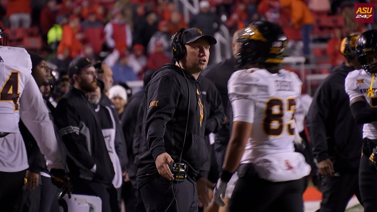 SunDevilSource's tweet card. Full field-level highlights from No. 21 ASU's 42-10 loss at Utah...