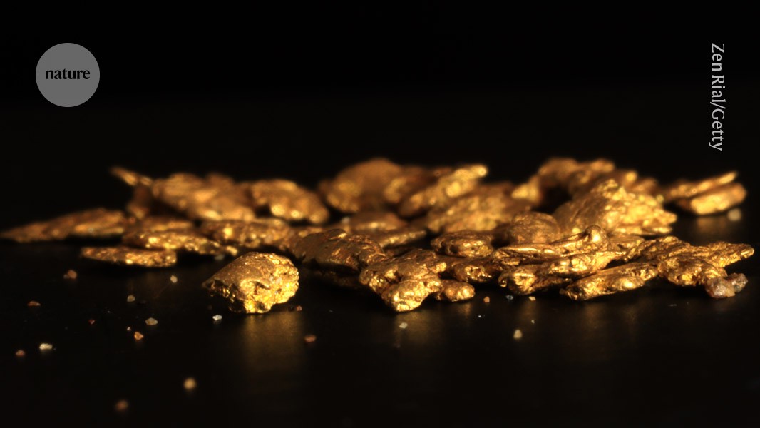 Nature's tweet card. Nature - Colliding beams of lead create fast-moving, short-lived gold ions. Understanding the process could help to refine particle-accelerator experiments.
