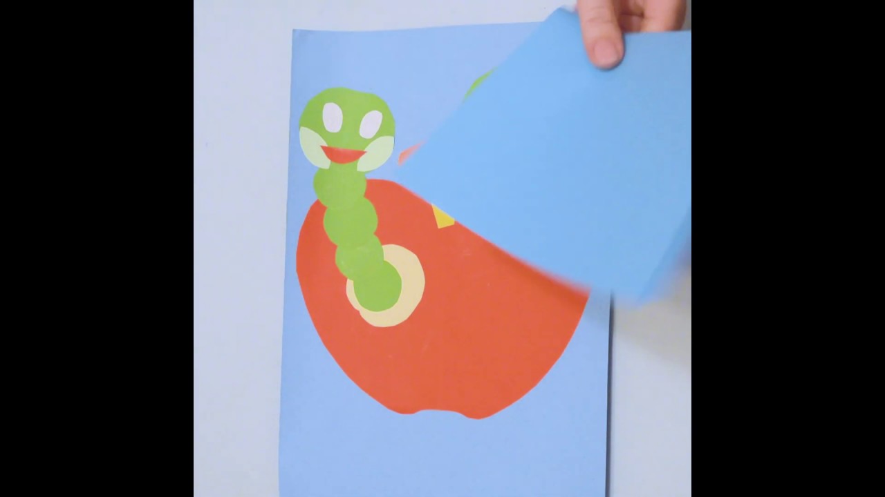 Digital_Pattern's tweet card. How to make a paper worm I Making paper toys for kids