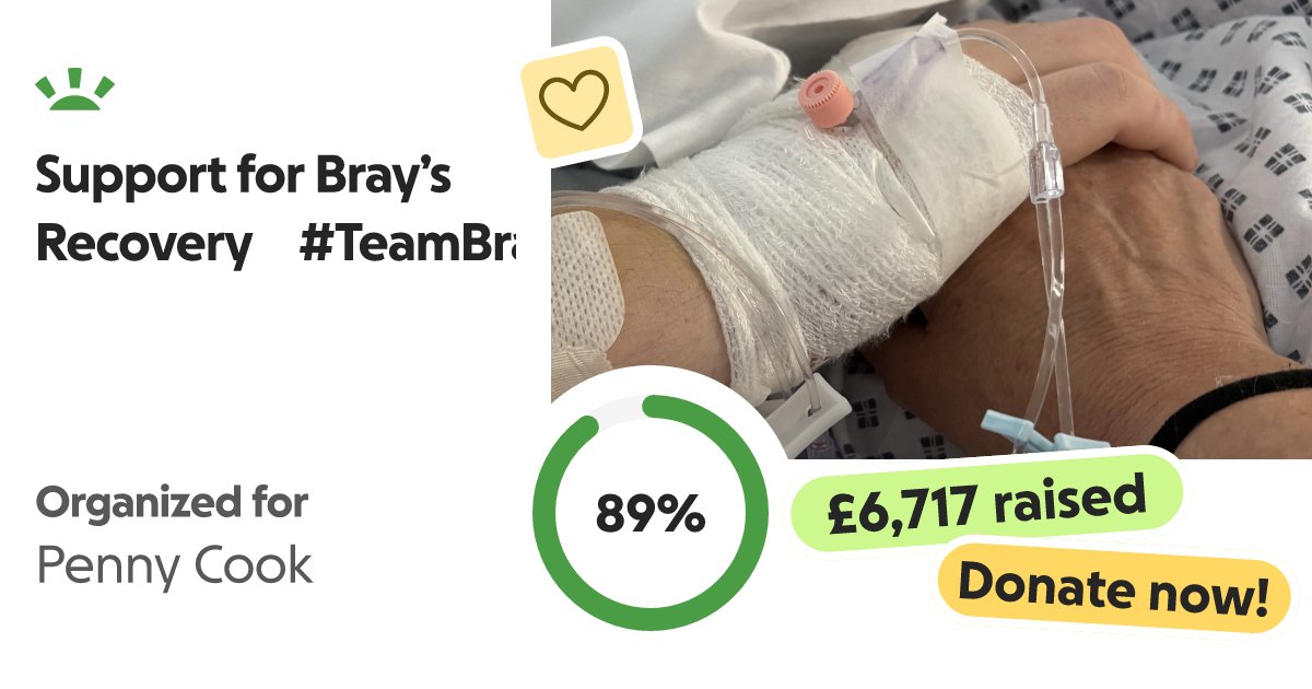 allycfc's tweet card. On 26th September 2025, Bray’s life changed in an instant. While away with his a… Wendy Bailey needs your support for Support for Bray’s Recovery ❤️ #TeamBray