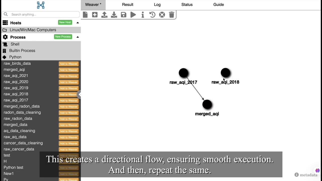 GeoweaverApp's tweet card. Geoweaver Workflow Tutorial: Connect & Execute Processes for Automa...