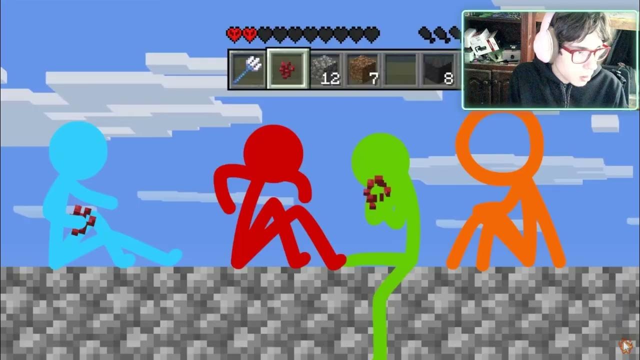 ProjectG_23Game's tweet card. 🔥 REACCIÓN ÉPICA a “Hardcore Manhunt” – Animation vs Minecraft...