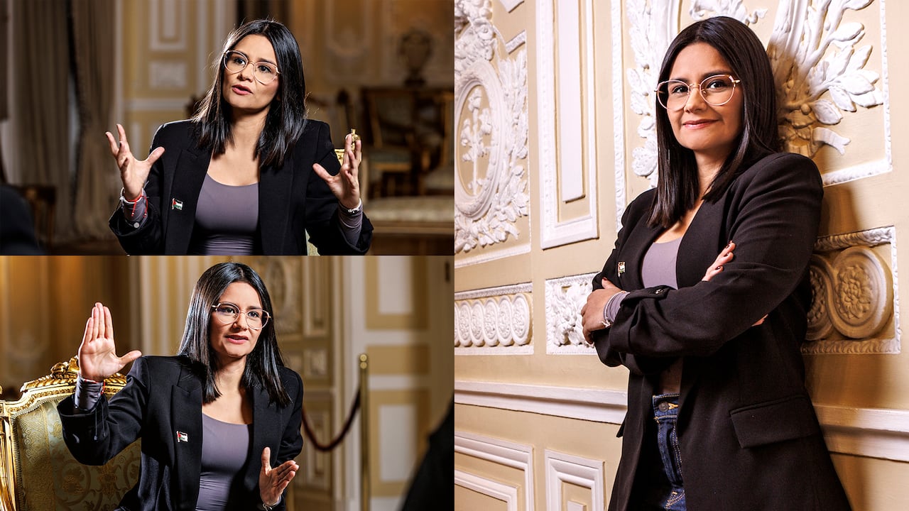RevistaSemana's tweet card. La directora del Dapre, Angie Rodríguez, reveló detalles inéditos de su vida y cómo llegó a convertirse en la mujer más poderosa de la Casa de Nariño. Una llamada de Gustavo Petro le cambió la vida.