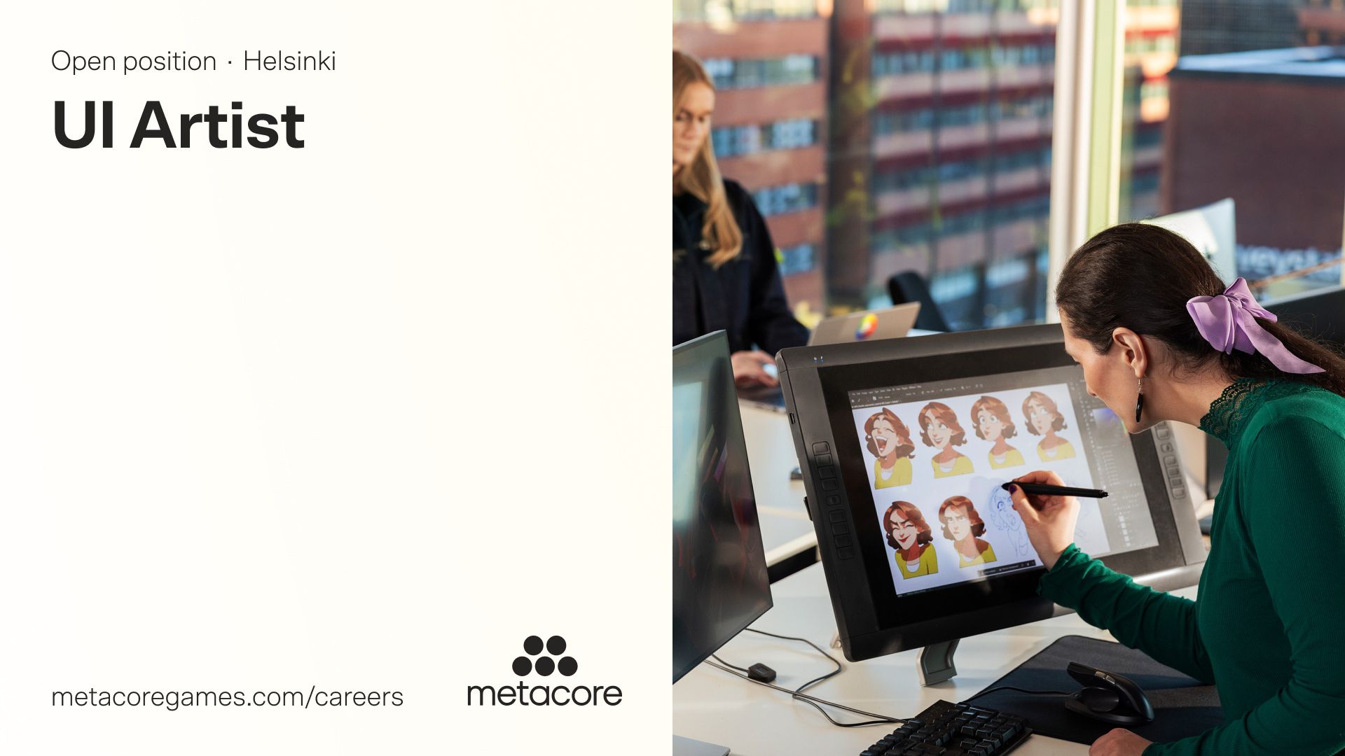 metacoregames's tweet card. We are looking for a skilled UI Artist to create and implement immersive, optimized and user-friendly interfaces that enhance Merge Mansion player experience and engagement.