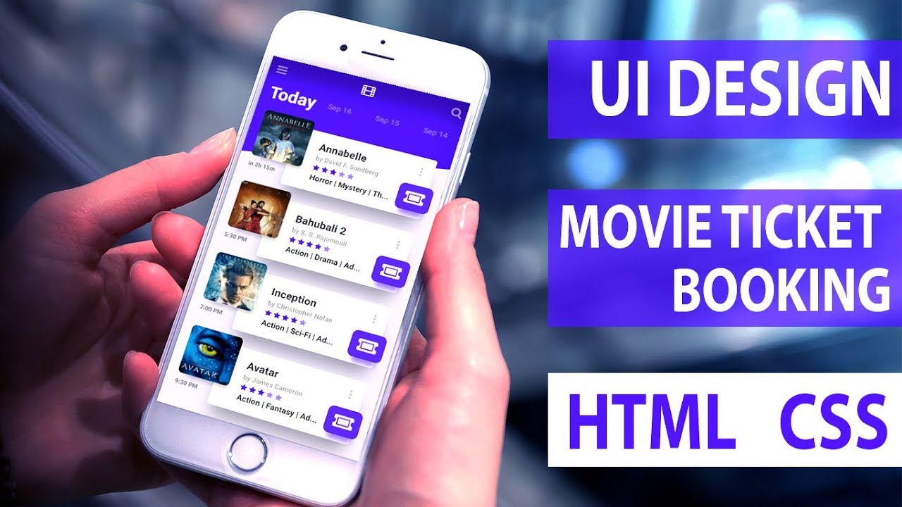 CodeFrogShow's tweet card. Build A Movie Ticket Booking App In Just 10 Minutes With HTML CSS...