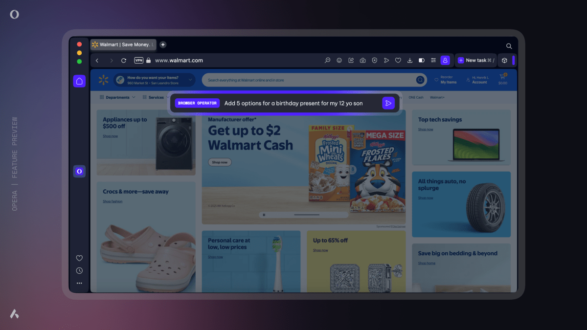 TechNewsRoundup's tweet card. Browser company Opera has unveiled a new AI agent called Browser Operator that can complete tasks for you on different websites. In a demo video, the