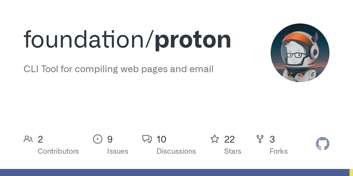 FoundationCSS's tweet card. Explore the GitHub Discussions forum for foundation proton. Discuss code, ask questions & collaborate with the developer community.