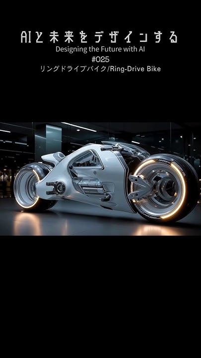 MinimumDesign8's tweet card. 2100年の未来｜Atlas #025｜Ring-Drive Bike