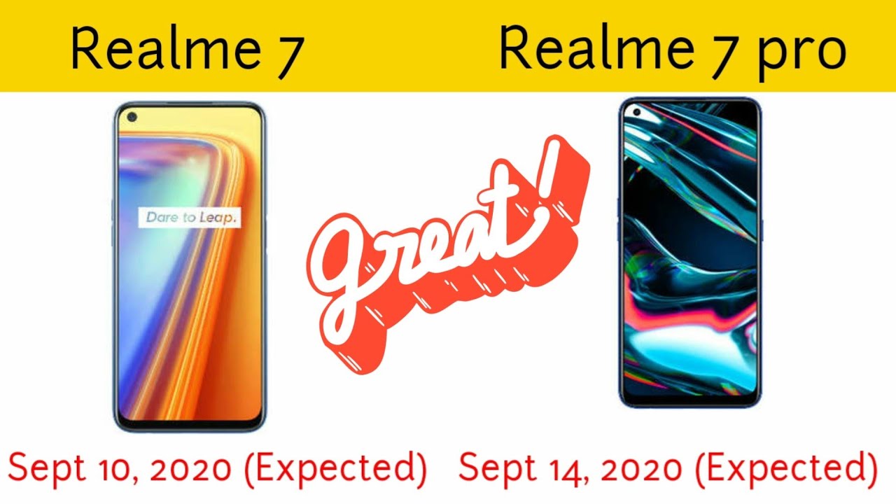 Androidhackers3's tweet card. Realme 7 vs Realme 7 Pro || Full Comparison - Which one is Best?