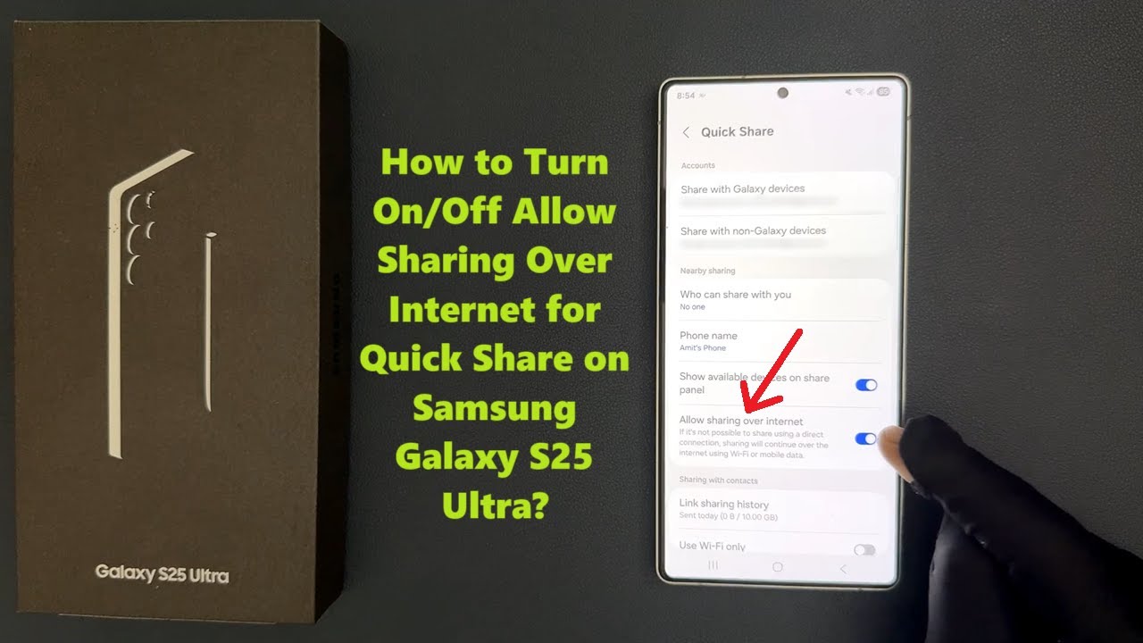 TechMeSpot's tweet card. How to Turn On/Off Allow Sharing Over Internet for Quick Share on...
