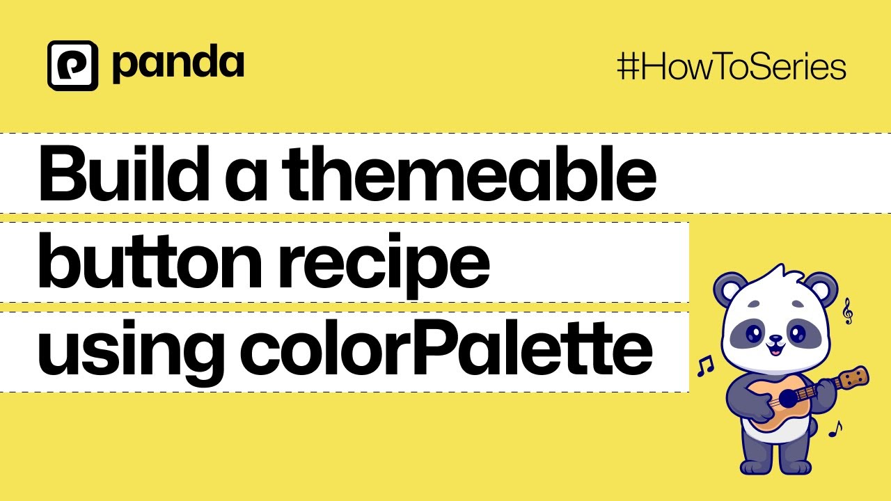 panda__css's tweet card. Build a button recipe using the color palette in Panda CSS